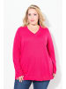 Ulla Popken Pullover in rot pink