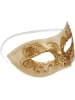 tectake Elegante Halbmaske in Einheitsgröße, creme