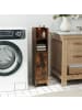 COSTWAY Toilettenschrank in Braun