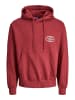 Jack & Jones Kapuzenpullover in Tibetan Red