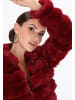 faina Women Jacket in wine red