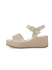 Gabor Fashion Plateau Sandalen in beige