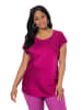 Ulla Popken Blusentop in magenta