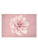 WALLART Leinwandbild - Dahlie Rosa Blush Blume Zentriert in Rosa
