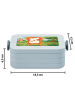 Mr. & Mrs. Panda Bento Box Einhorn Prinzessin Design ohne Spruch in Blau Pastell