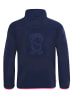 Trollkids Fleece Jacke "Oppdal XT" in Marineblau / Magenta