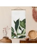 WALLART Stoffbild mit Posterleisten - Lieblingspflanzen - Gummibaum in Grün