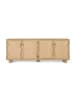 Giner y Colomer Sideboard aus Mangoholz mit 4 Türen und handgefertigtem Design
