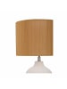 Pauleen Tischleuchte Timber Glow in Beige / Weiß -H:490mm