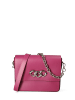 John Richmond Schultertasche in FUCHSIA AND SILVER