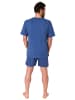NORMANN Shorty Pyjama Schlafanzug kurzarm - 21949 in marine
