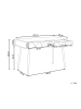 Beliani Schreibtisch ESLANE in Weiß - (W) 120 x (H) 78 x (L) 60 cm