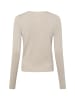 Marie Lund Strickjacke in kitt - 0002
