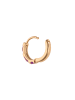 IZIA Women Hoop Earrings in Rose Gold Purple