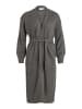 Vila Strickjacke in Dark Grey Melange