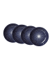 Ritzenhoff & Breker 4er Set Suppenteller Royal Reiko ø 20,5 cm weiß-blau in weiß-blau