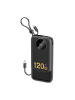 Dudao K13 10000mAh Powerbank mit Kabel Schwarz