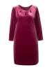 Ulla Popken Midikleid in dunkel kirschrot