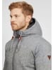 INDICODE Kurzjacke IDHannibal 15494MM modische Herren Übergangsjacke mit Kapuze in Grau