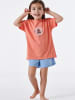 Schiesser Pyjama Girls World Organic Cotton in Orange