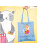 Mr. & Mrs. Panda Beutel Sportlehrerin Leidenschaft mit Spruch in Sky Blue