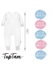 TupTam Baby Schlafsack mit Beinen und Ärmel ganzjährig in beige/weiß