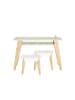 SoBuy Kinderschreibtisch in Hellgrün - (W) 48 x (H) 50 x (L) 80 cm