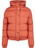 Urban Classics Urban Classics Damen Ladies Hooded Puffer Jacket in redearth