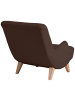 58 aufm Kessel COCKTAILSESSEL Kajsa Kunstleder braun