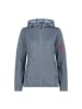 cmp Kapuzensweatjacke in space-sky blue