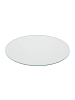 relaxdays Glasplatte in Transparent - 80 cm