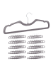 relaxdays 100 x Kleiderbügel in Grau