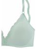 PETITE FLEUR Bralette-BH in mint+weiß