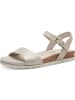 Tamaris Keilsandaletten in champagne