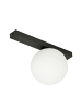 Licht-Erlebnisse Deckenlampe (B)14 x (L)30 x (H)17 cm in Schwarz Weiß