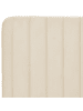 Beliani Doppelbett LUNAN in Beige/Silber - (W) 166 x (H) 101 x (L) 215 cm