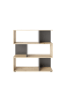 Phoenix Group AG  Regal "Shelfy" in Artisan Eiche/Grau - (B)103 x (H)110 x (T)36cm