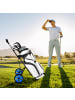 COSTWAY Golftrolley 2 Rad in Blau