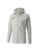 Puma Sweatshirtjacke teamFINAL Casuals Hooded in Hellgrau