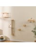 COSTWAY 5 PCS Kletterwand Katzen in Hellbraun