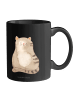 Mr. & Mrs. Panda Teetasse Katze Sitzen ohne Spruch in Schwarz