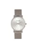 Sophie & Freda Savannah Mesh-Armbanduhr mit Swarovski-Kristallen in Silver