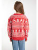 myMo KIDS Mädchen (Kids) Pullover in Rot Weiss