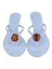 Ital-Design High-Heel Sandalette in Hellblau