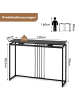 COSTWAY Konsolentisch in Schwarz