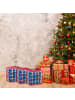 relaxdays 3 x Weihnachtskugel-Aufbewahrungsbox in Transparent/ Rot