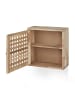 relaxdays Wandschrank in Natur - (B)42 x (H)42 x (T)18 cm