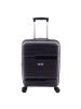 Gladiator 3800 4 Rollen Kabinentrolley 55 cm mit Dehnfalte black
