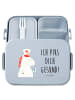 Mr. & Mrs. Panda Bento Box Einhorn Krankenschwester Motiv mit Sp... in Blau Pastell