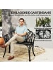 Outsunny Gartenbank,99cm x 57cm x 78cm,schwarz